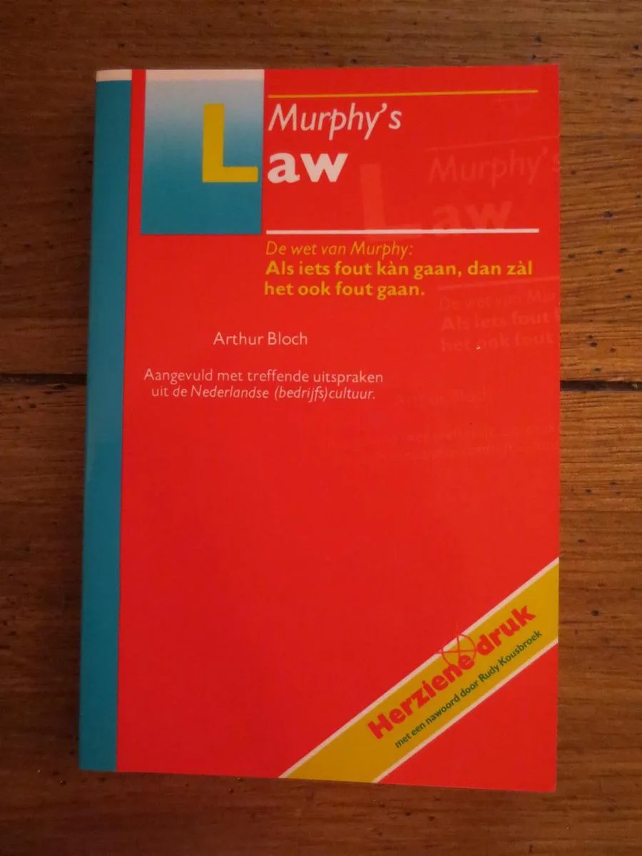 Murphys Law by A.W. Bruna – book photo