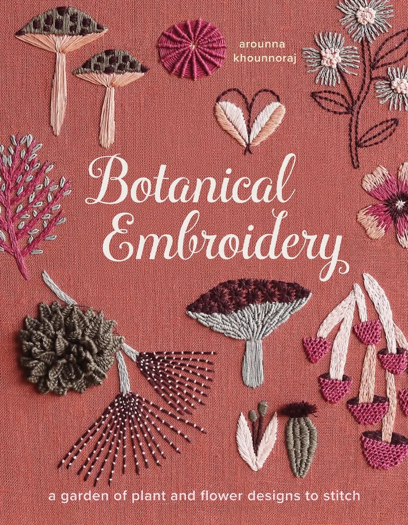 Botanical Embroidery van Abrams – boekfoto