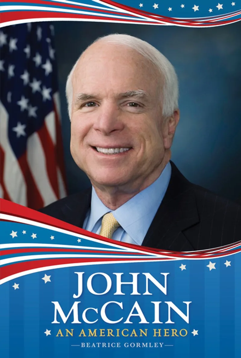 John McCain van Aladdin – boekfoto