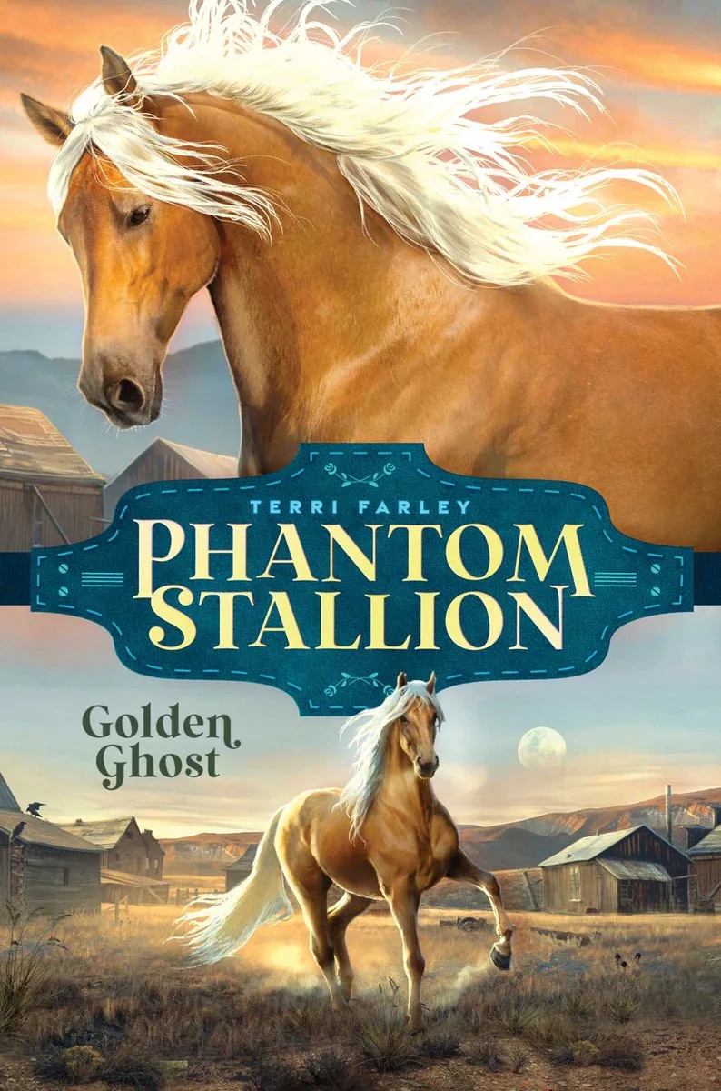 Phantom Stallion- Golden Ghost von Aladdin – Buchfoto