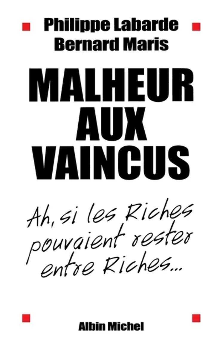 Malheur aux vaincus von Albin Michel – Buchfoto