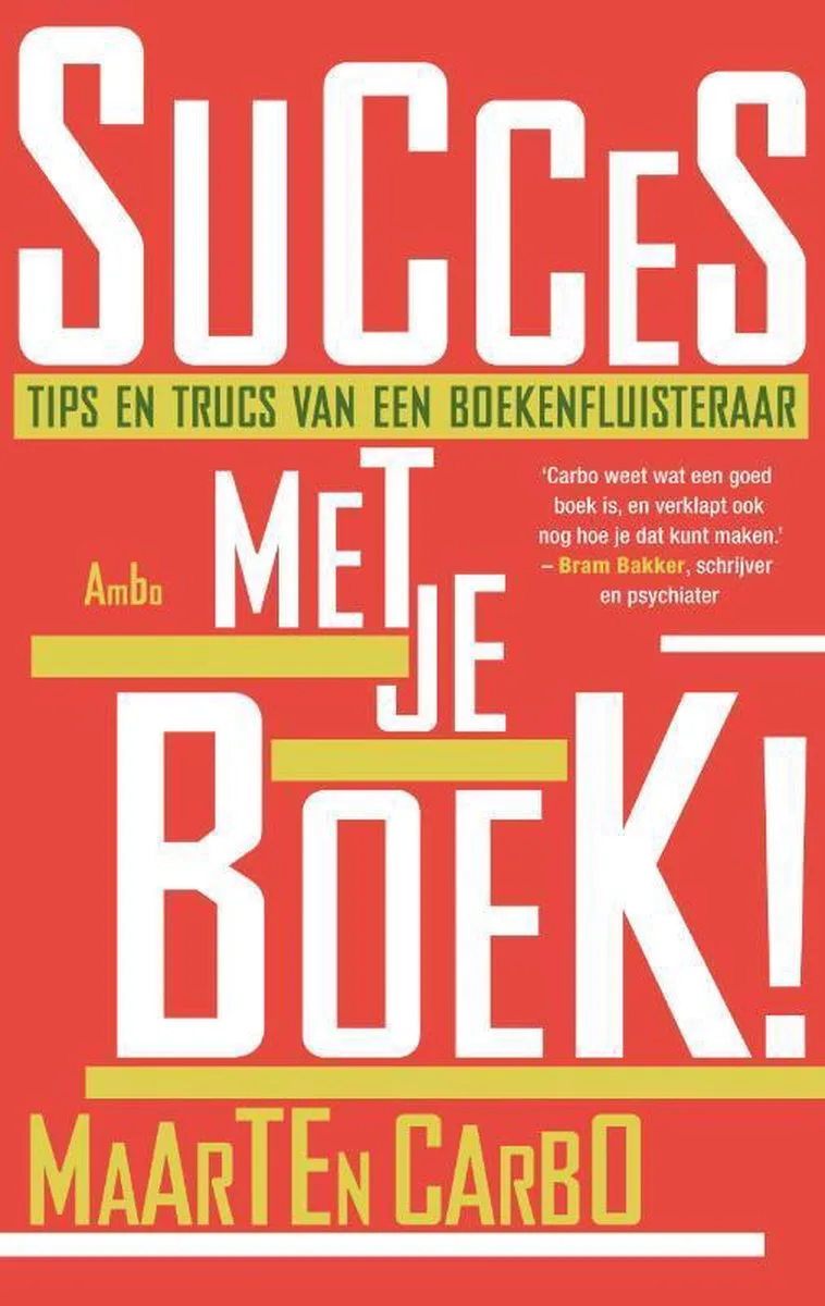 Succes met je boek! von Ambo | Anthos – Buchfoto