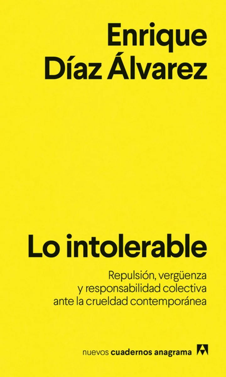 Lo Intolerable van Anagrama – boekfoto