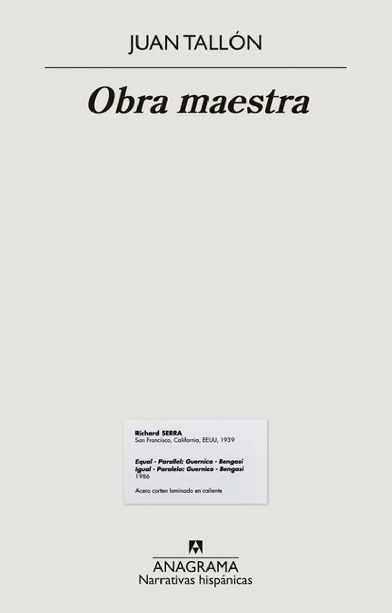 Obra maestra von Anagrama – Buchfoto