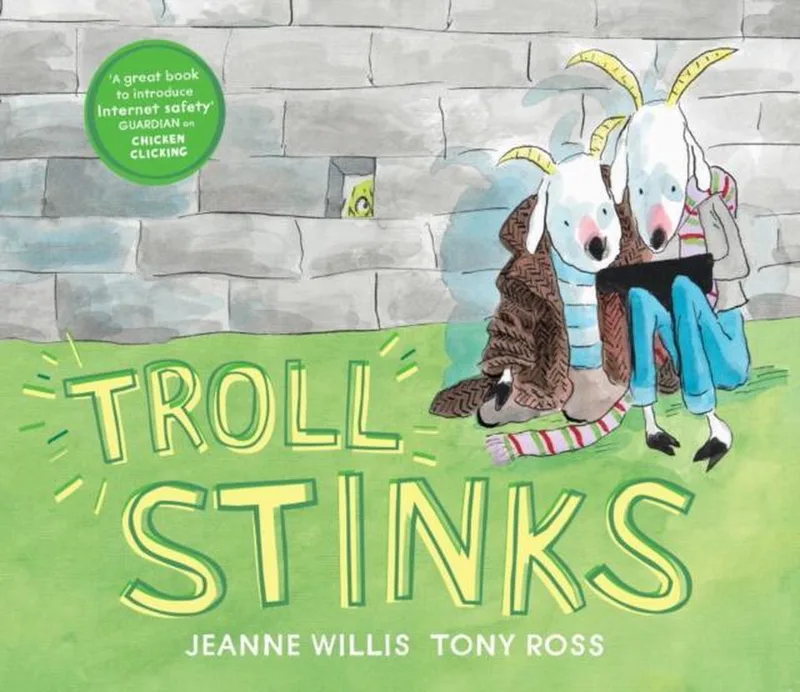 Troll Stinks! från Andersen Press – bokbild