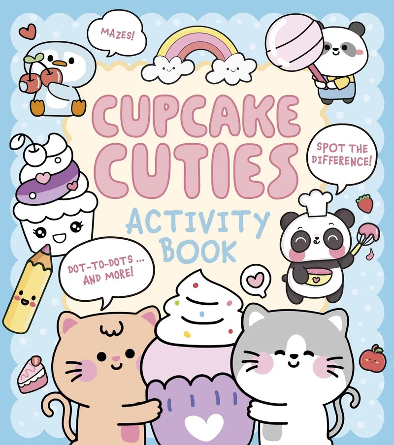 Cosy Time- Cupcake Cuties Activity Book von Arcturus – Buchfoto