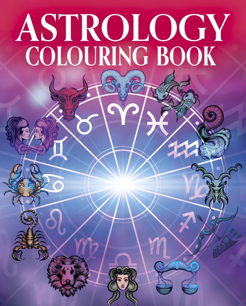 Creative Colouring- Astrology Colouring Book de Arcturus – photo du livre