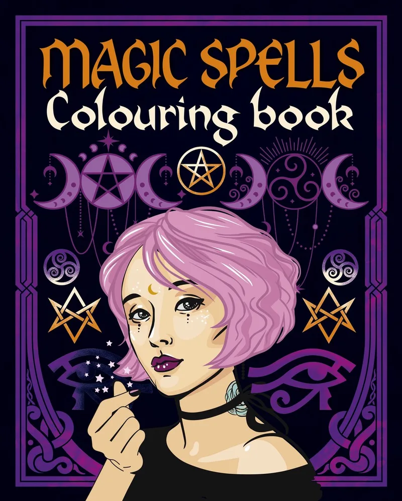 Creative Colouring- Magic Spells Colouring Book fra Arcturus – billede af bogen