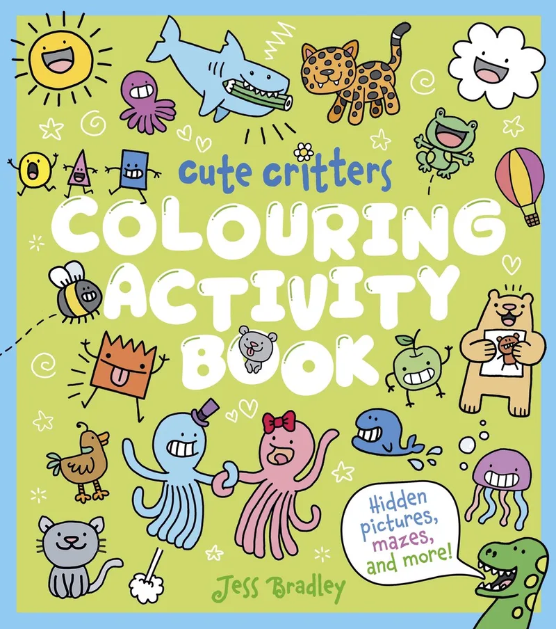 Cute Critters Colouring Activity Book fra Arcturus – billede af bogen