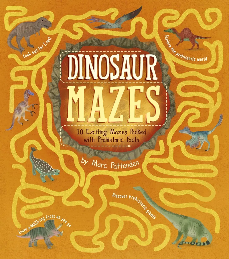 Dinosaur Mazes fra Arcturus – billede af bogen