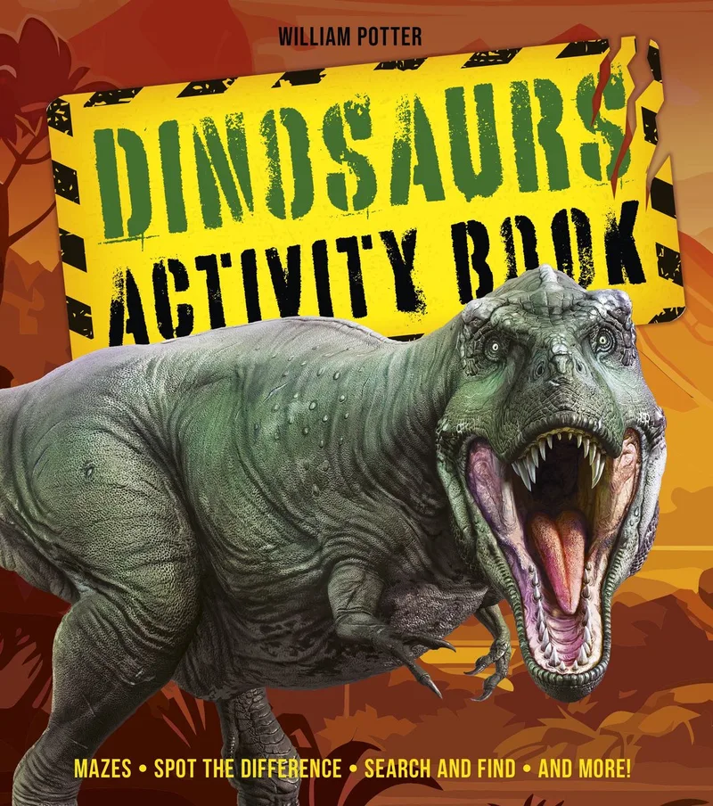 Dinosaurs Activity Book fra Arcturus – billede af bogen