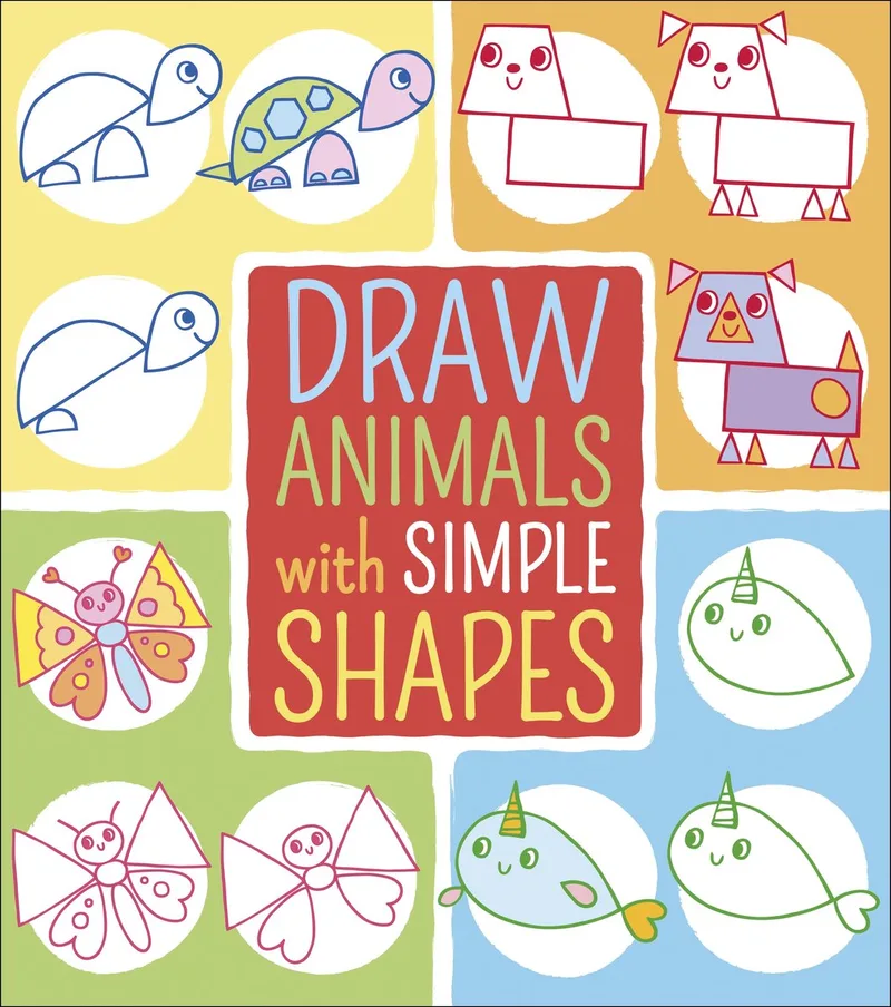 Draw Animals with Simple Shapes de Arcturus – photo du livre