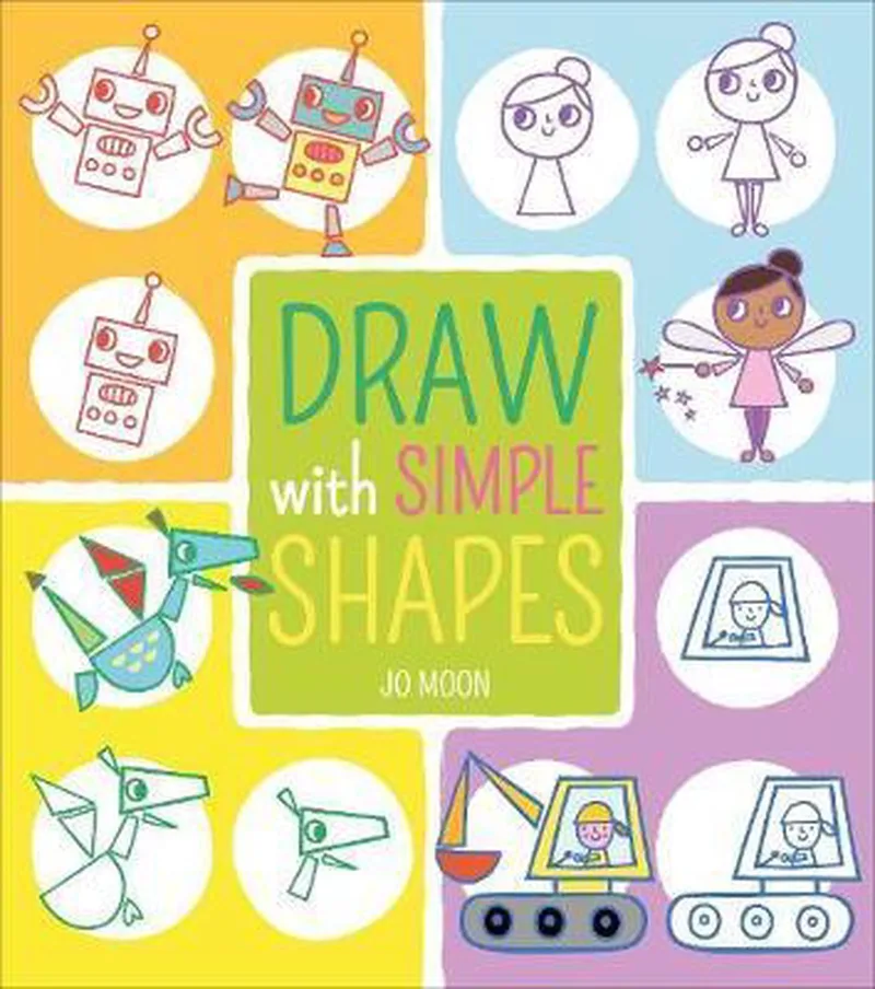 Draw with Simple Shapes von Arcturus – Buchfoto