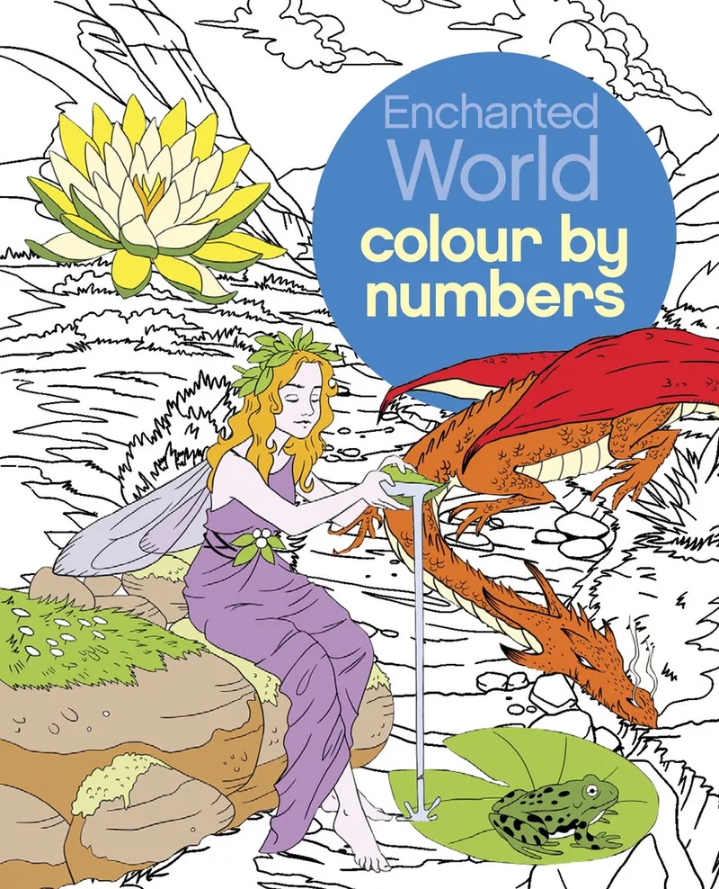 Enchanted World Colour by Numbers von Arcturus – Buchfoto