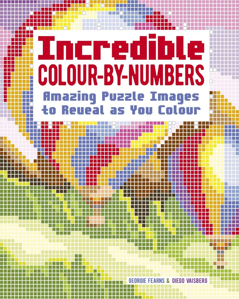 Incredible Colour-by-Numbers von Arcturus – Buchfoto