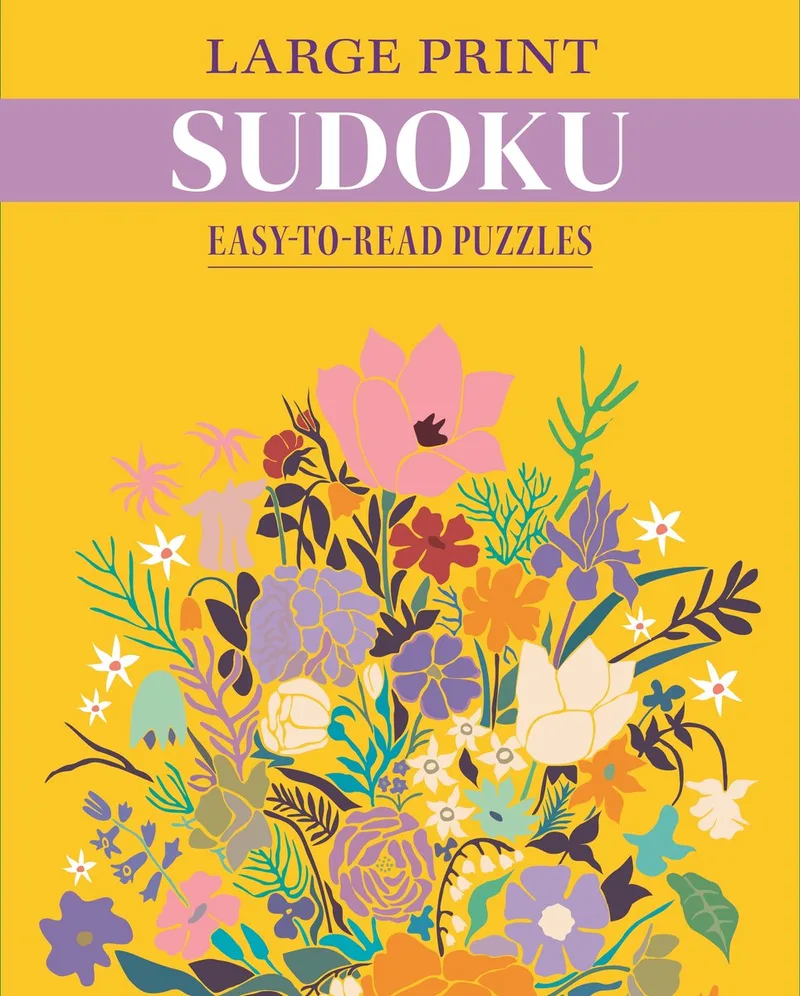 Large Print Sudoku von Arcturus – Buchfoto