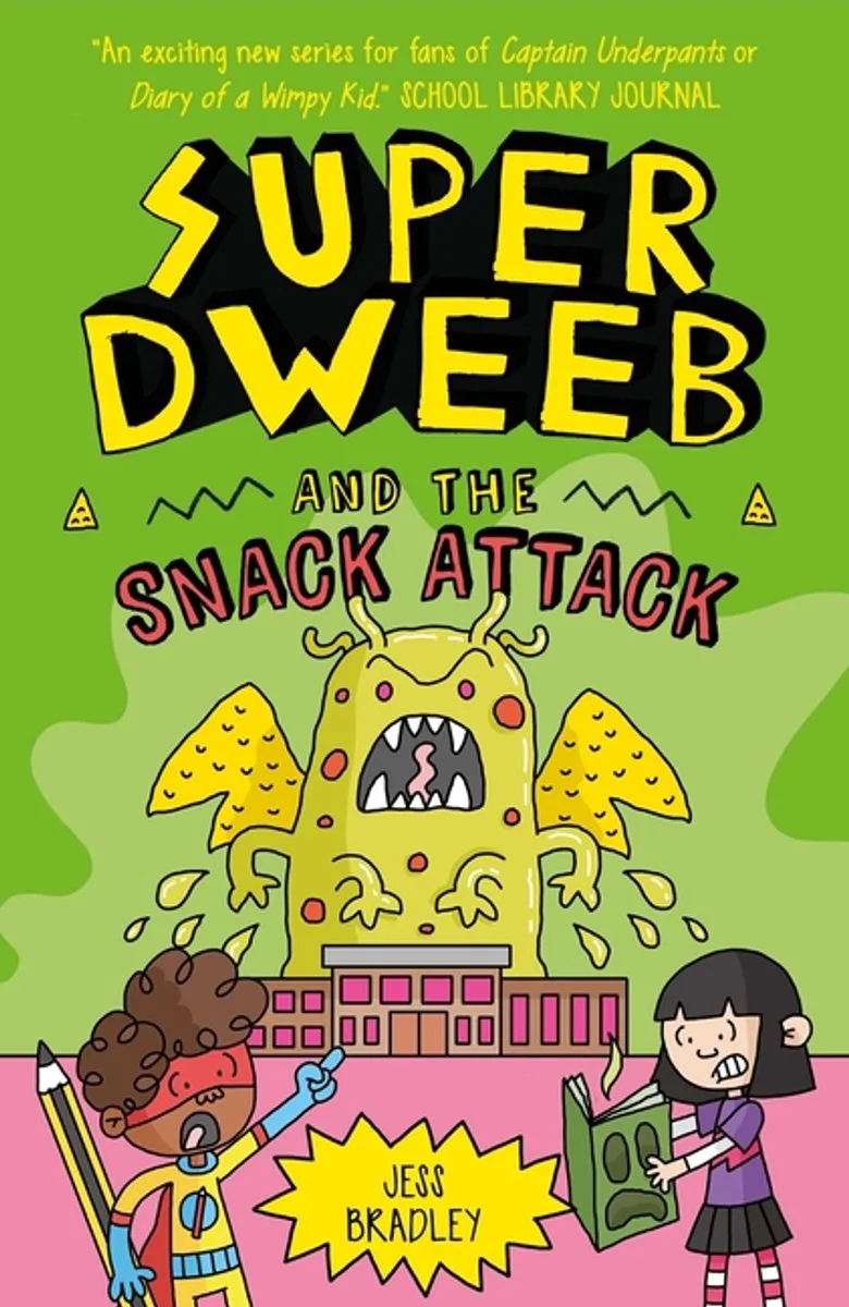 Super Dweeb and the Snack Attack fra Arcturus – billede af bogen