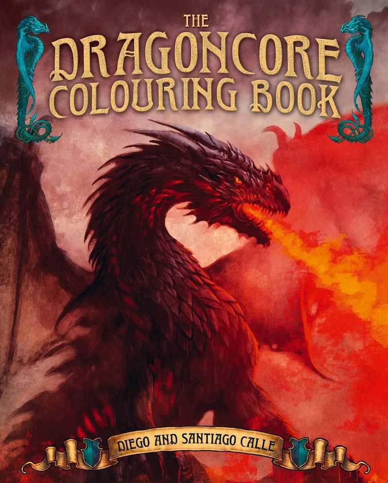 The Dragoncore Colouring Book von Arcturus – Buchfoto