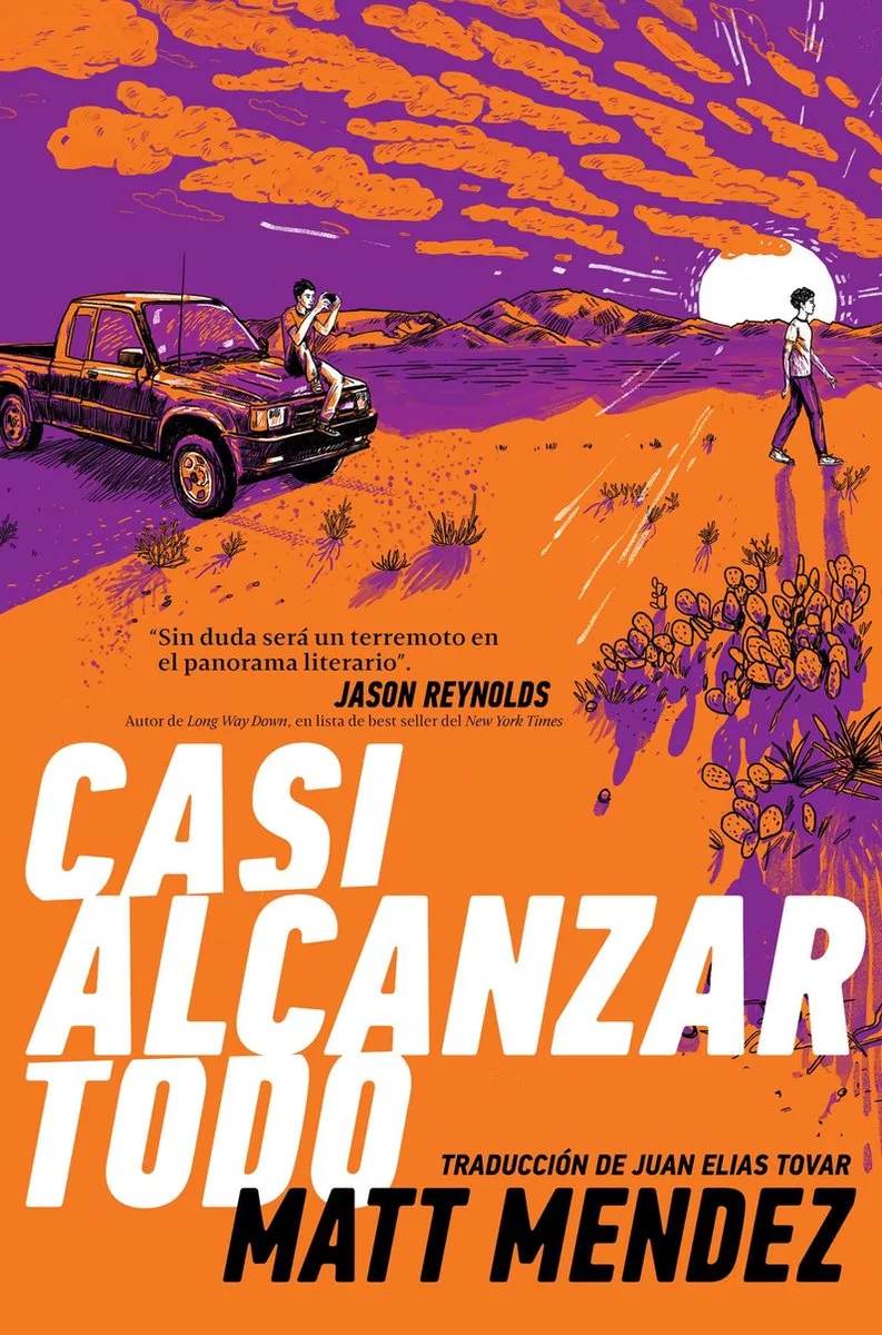 Casi alcanzar todo (Barely Missing Everything) fra Atheneum – billede af bogen