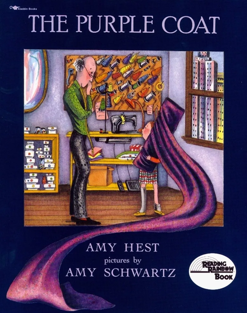 The Purple Coat von Atheneum – Buchfoto