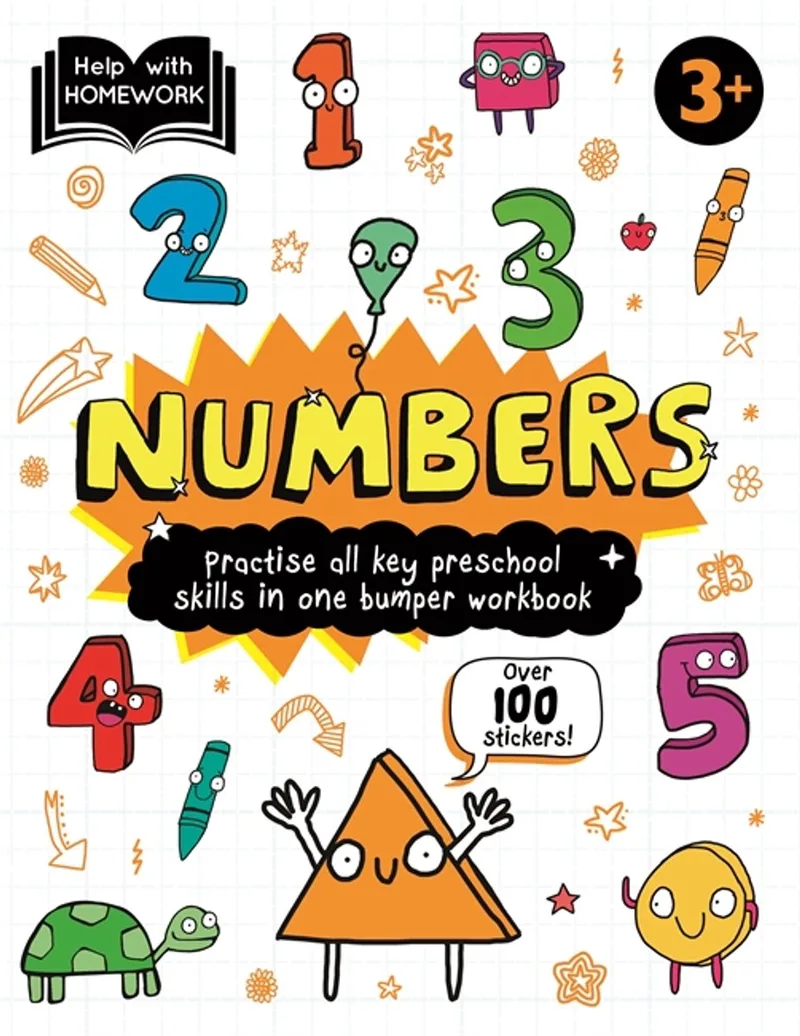 Help With Homework: 3+ Numbers von Autumn Publishing – Buchfoto