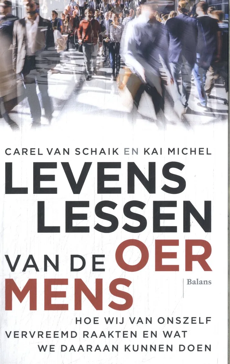 Levenslessen van de oermens fra Balans – billede af bogen