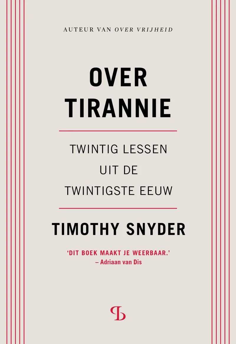 Over tirannie von Balans – Buchfoto