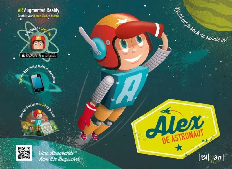 Alex de astronaut von Ballon – Buchfoto