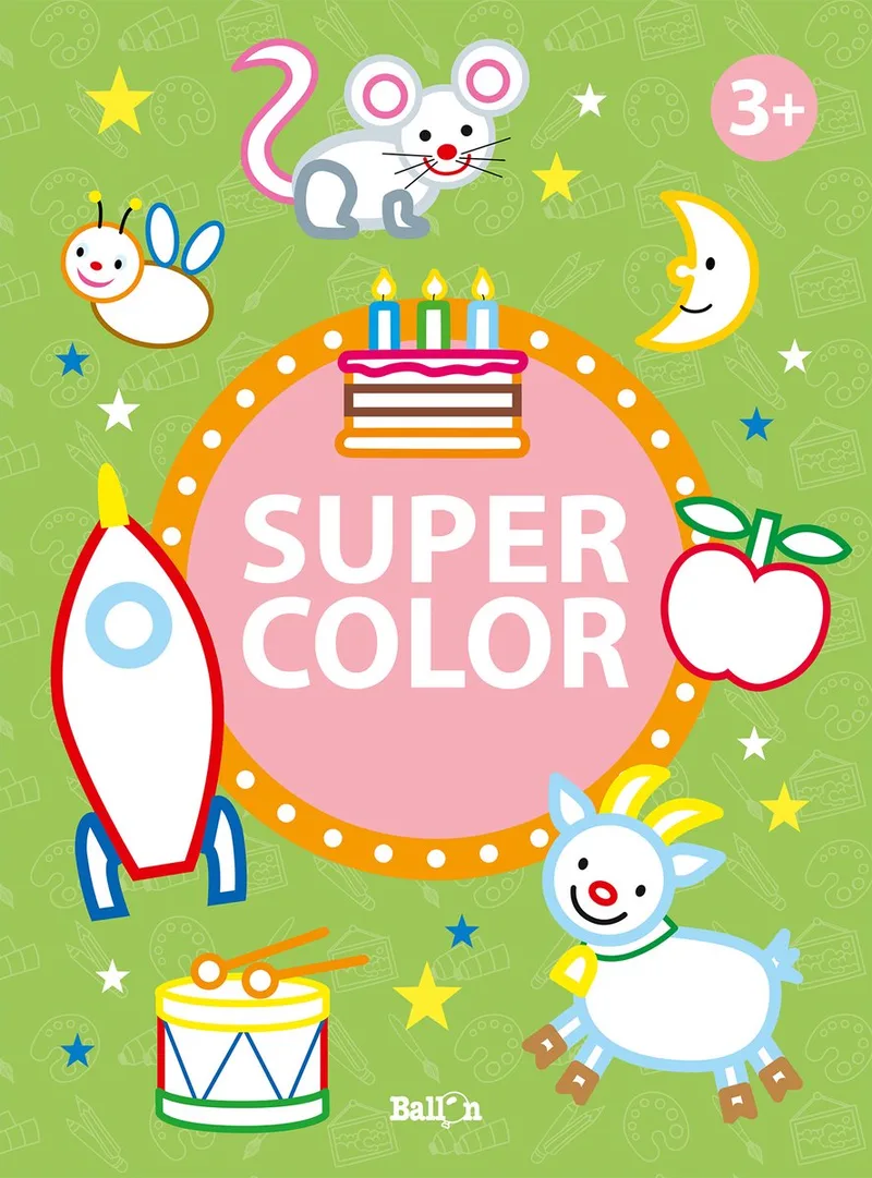 Mega kleurboeken 1 - Super color 3+ van Ballon – boekfoto