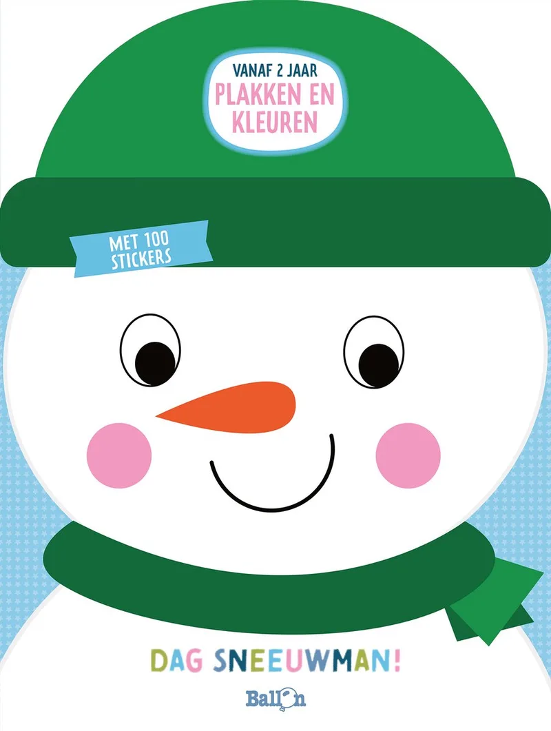 Winter dag sneeuwman von Ballon – Buchfoto