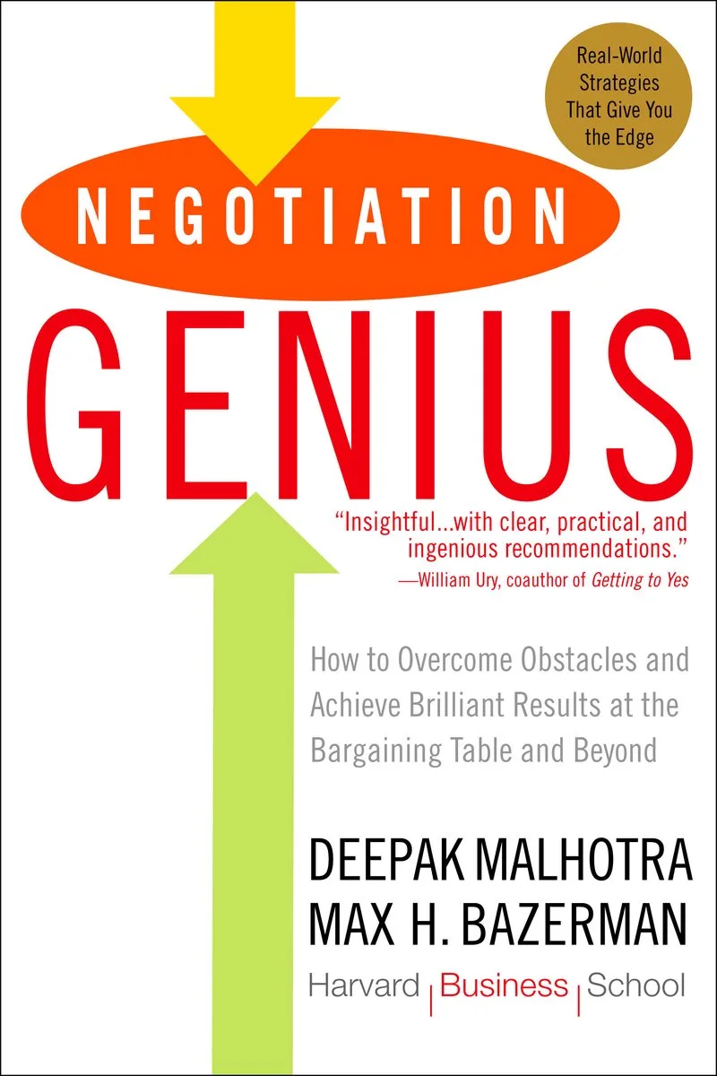 Negotiation Genius de Bantam – photo du livre