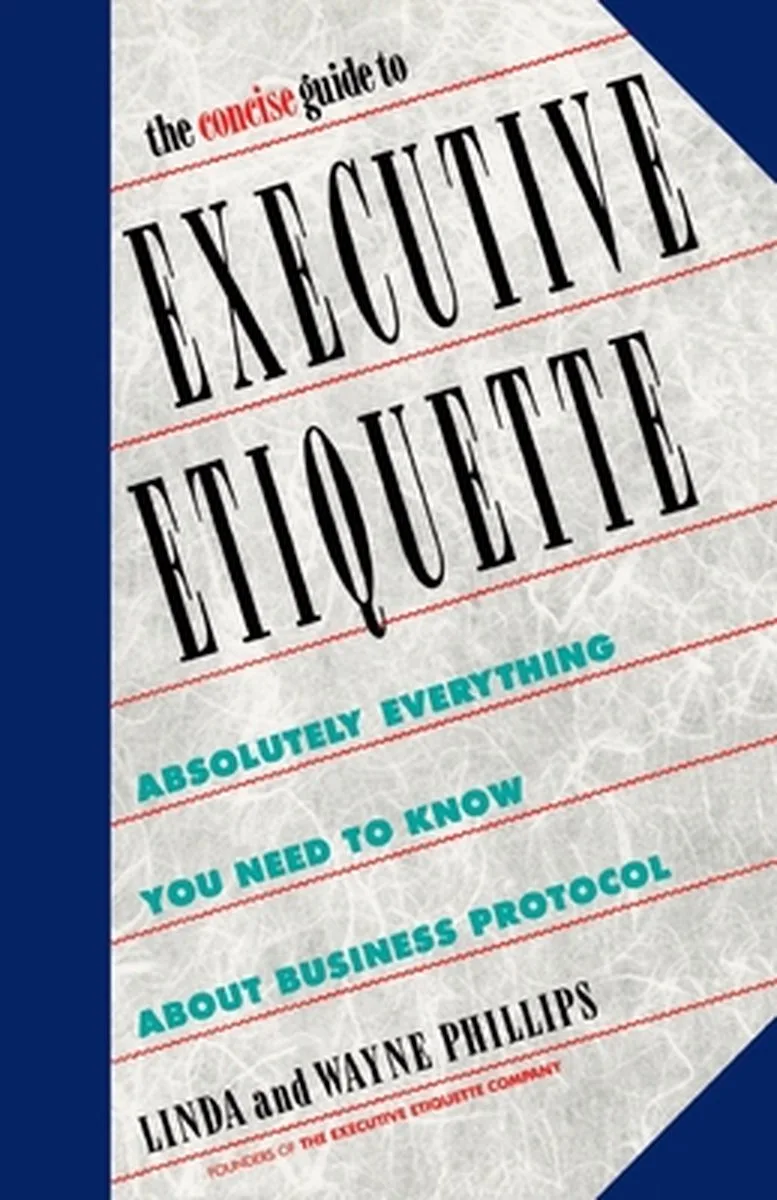 The Concise Guide to Executive Etiquette fra Bantam – billede af bogen