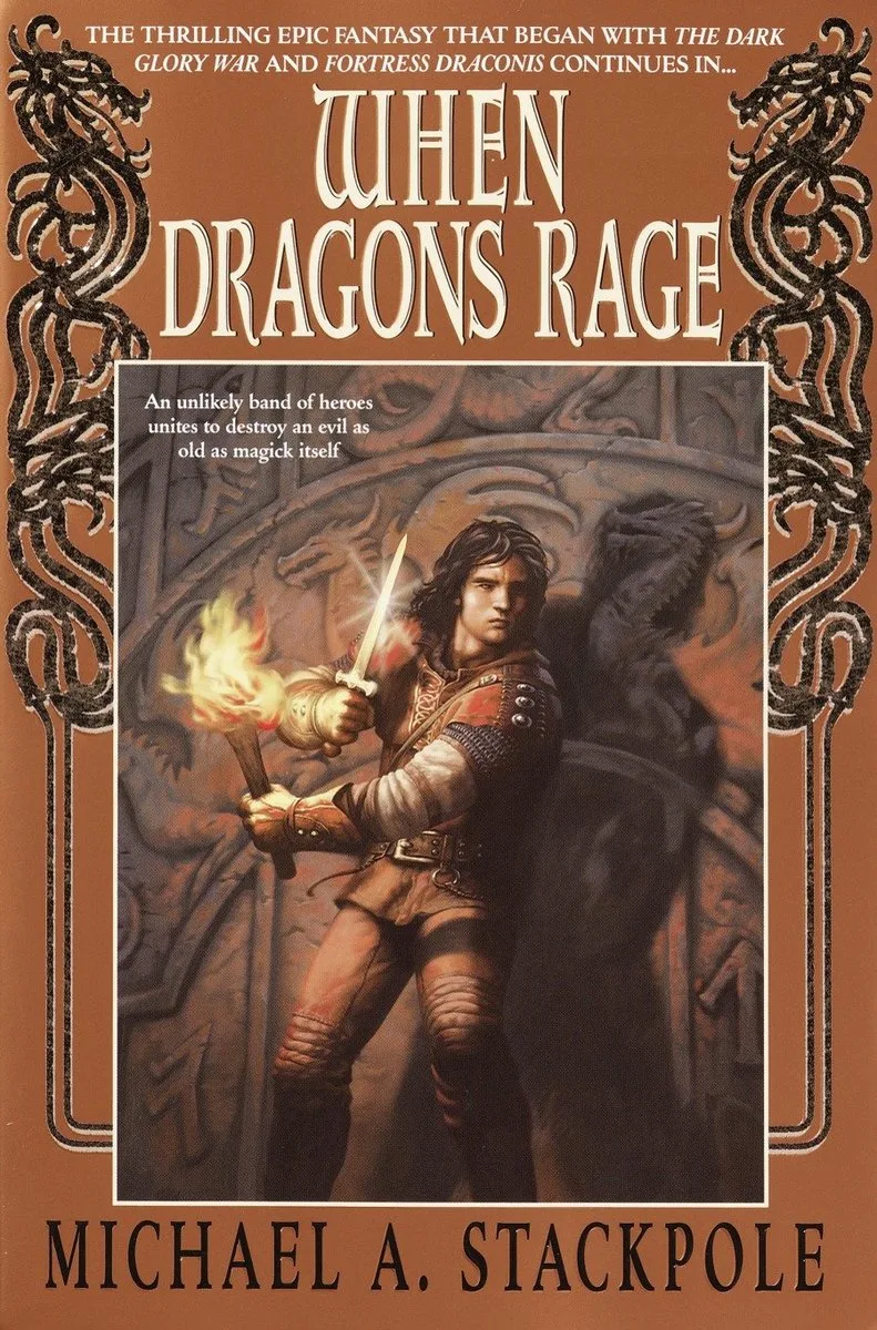 When Dragons Rage fra Bantam – billede af bogen
