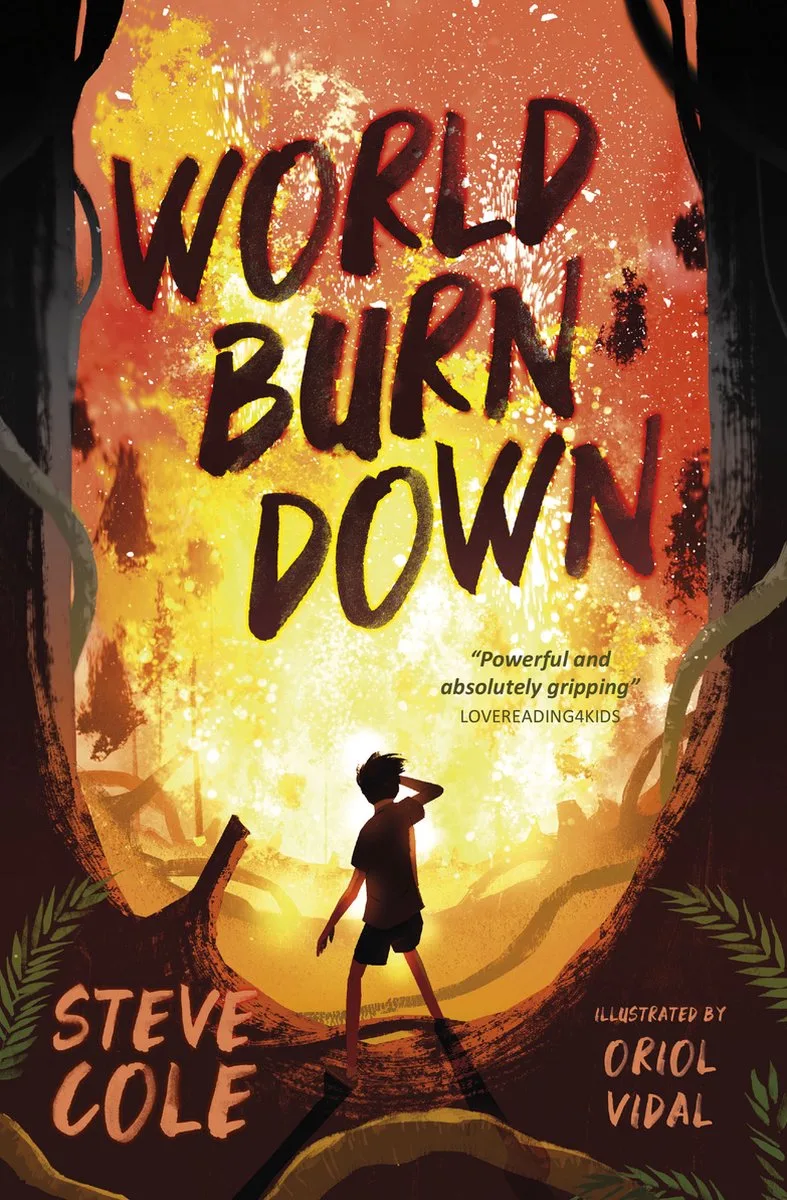 World Burn Down von Barrington Stoke – Buchfoto