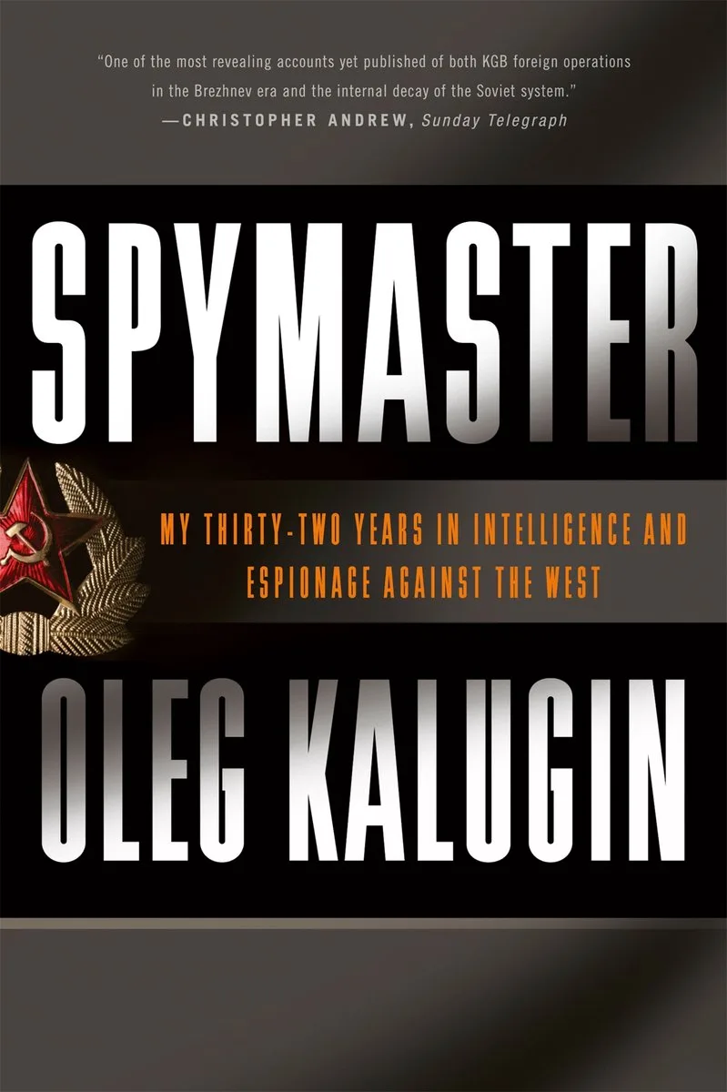 Spymaster by Basic Books – book photo