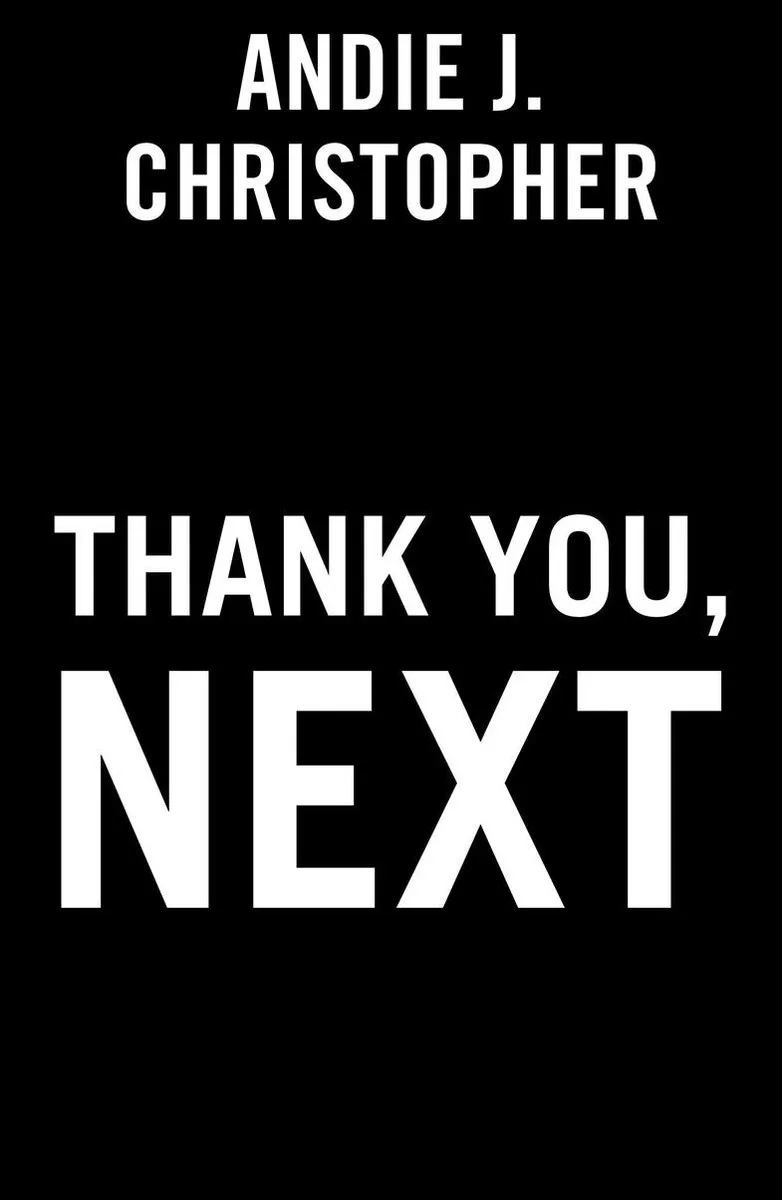 Thank You, Next von Berkley – Buchfoto