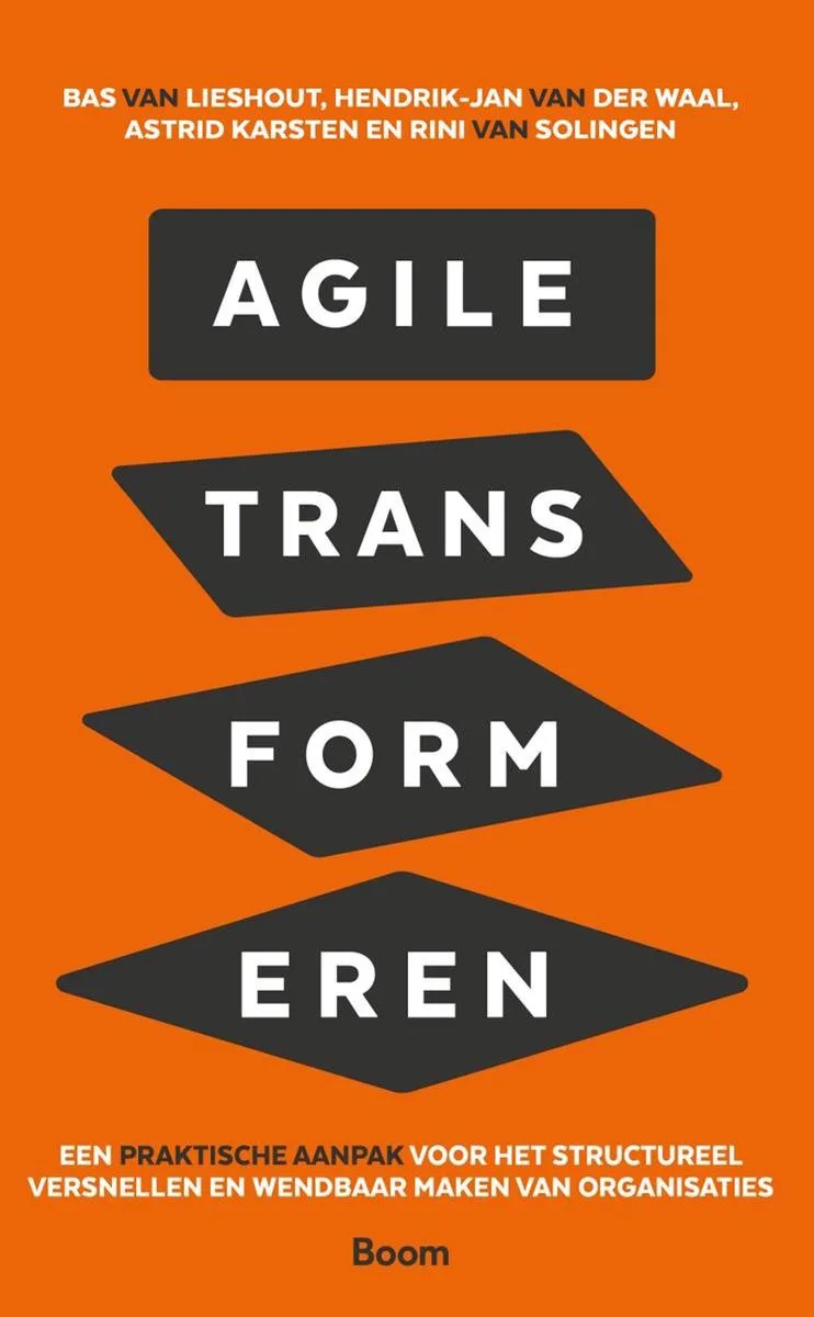 Agile transformeren von Boom – Buchfoto