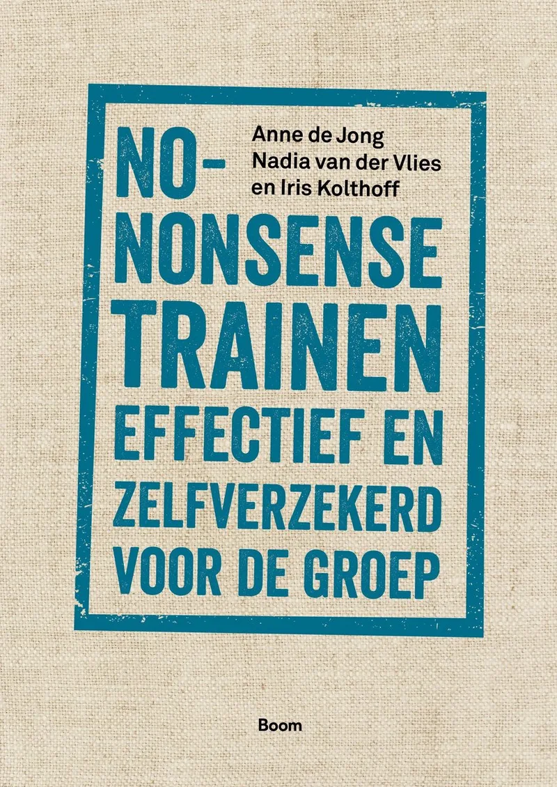 No-nonsense trainen von Boom – Buchfoto