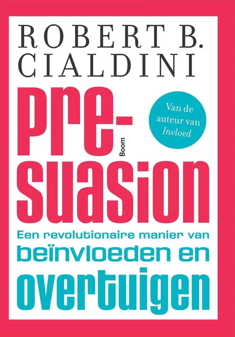 Pre-suasion von Boom – Buchfoto