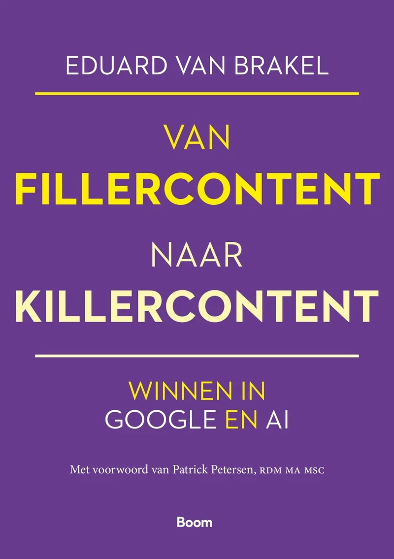 Van fillercontent naar killercontent fra Boom – billede af bogen