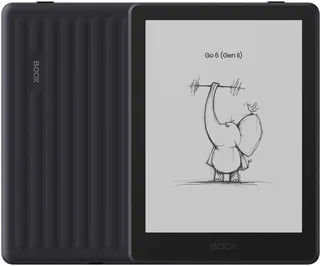 2e Kansje BOOX Go 6 (Gen II) - 6'' e-Reader – 300 PPI ePaper, Android, Google Play Store, 3 GB RAM, 32 GB opslag, microSD, verstelbare frontverlichting, InkSense Plus-compatibel