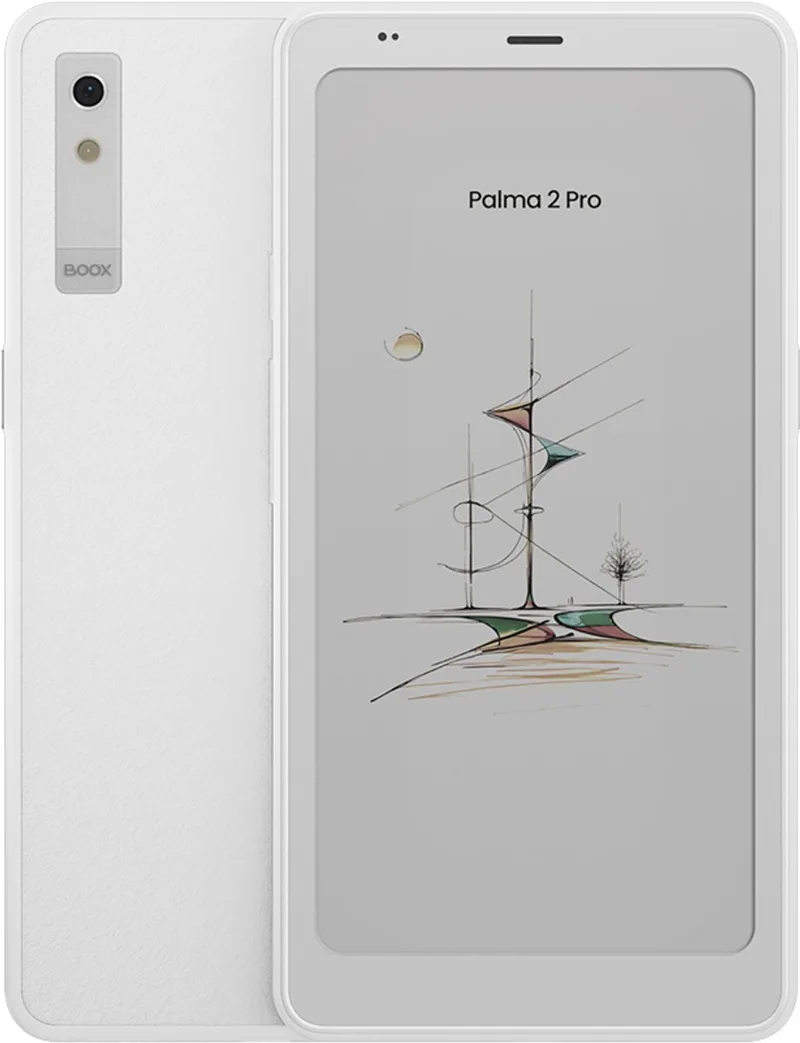 2e Kansje BOOX Palma2 Pro e-reader – Krachtige 6,13" kleuren-ePaper e-reader in smartphone-formaat, met Android 15, Hybrid SIM-slot en Google Play Store de BOOX en Blanc – photo du livre