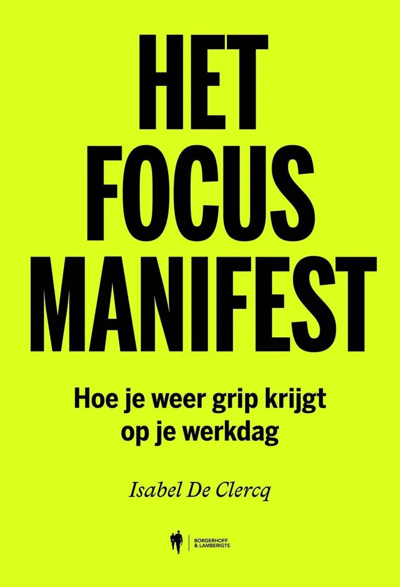 Het Focusmanifest von Borgerhoff & Lamberigts – Buchfoto