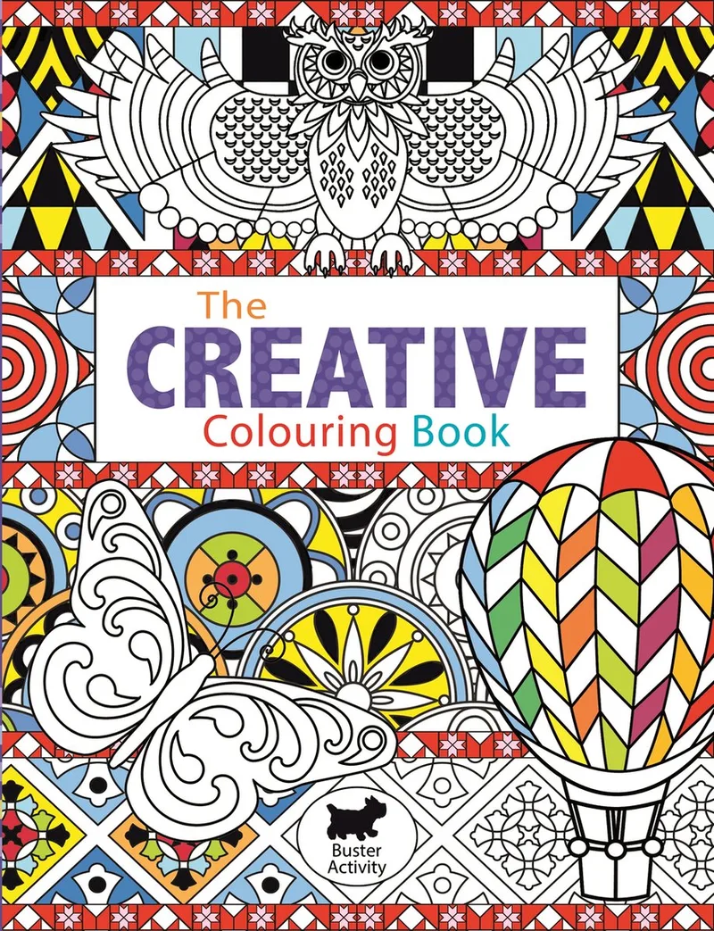 Creative Colouring Challenge von Buster Books – Buchfoto