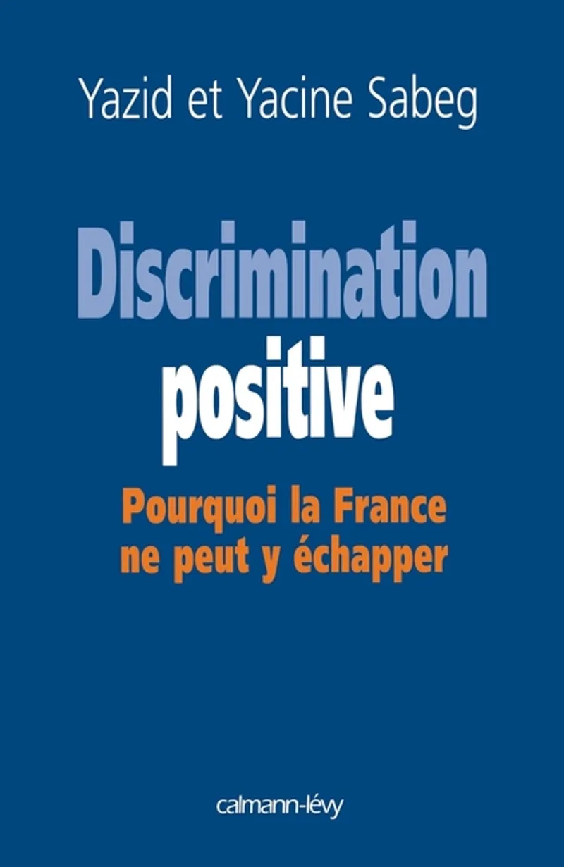 Discrimination positive von Calmann-Levy – Buchfoto