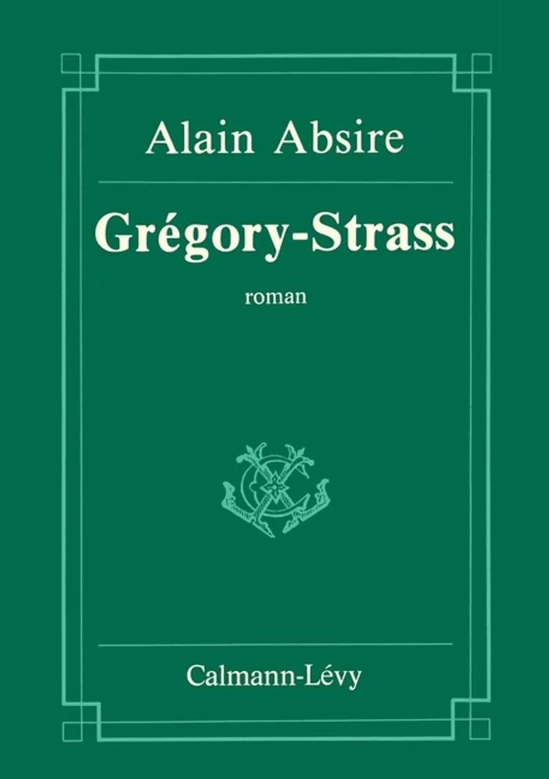 Grégory-Strass de Calmann-Levy – photo du livre