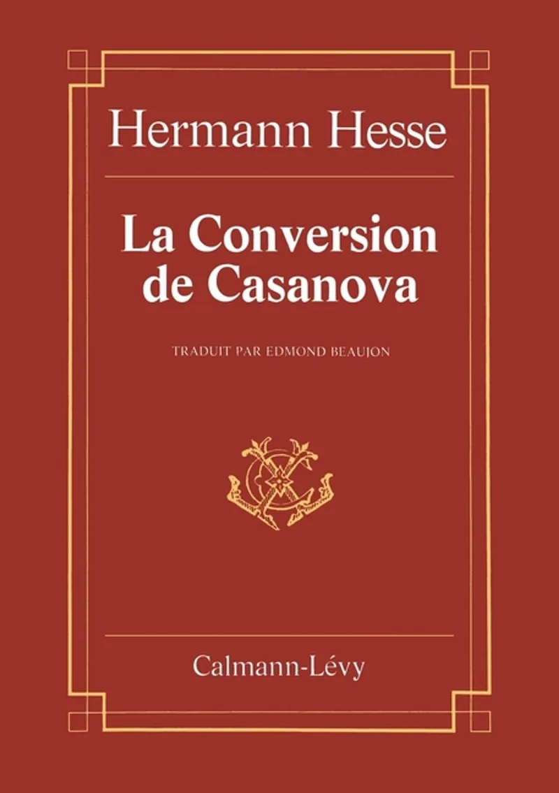 La Conversion de Casanova fra Calmann-Levy – billede af bogen