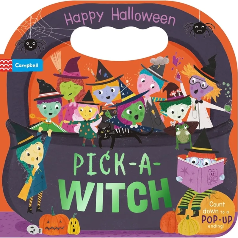 Pick-a-Witch von Campbell Books – Buchfoto