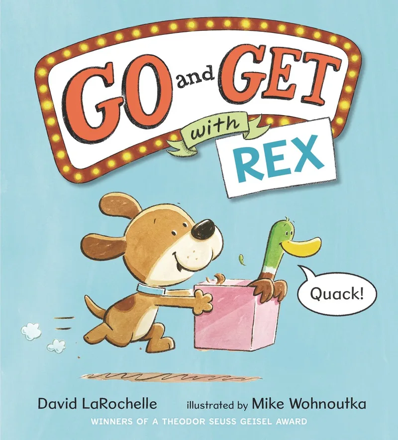 Go and Get with Rex von Candlewick Press – Buchfoto