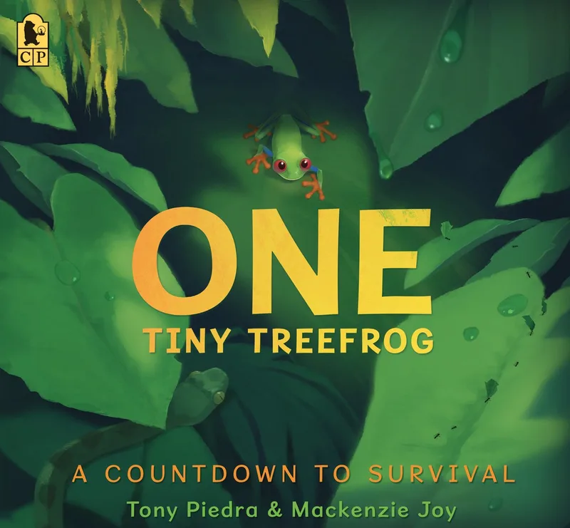 One Tiny Treefrog: A Countdown to Survival fra Candlewick Press – billede af bogen